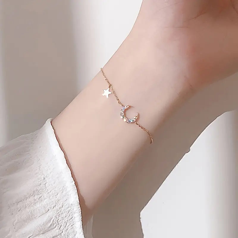 Moon & Star Bracelet