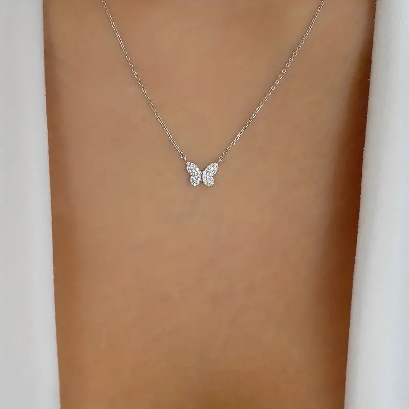 Shinny Butterfly Necklace