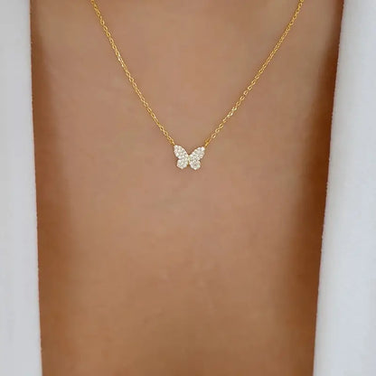 Shinny Butterfly Necklace