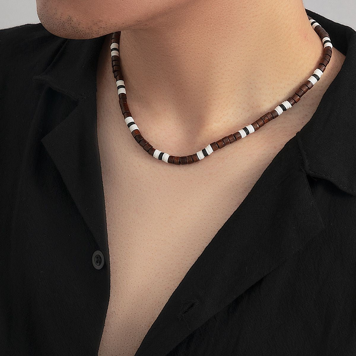 Modern Wooden Necklace